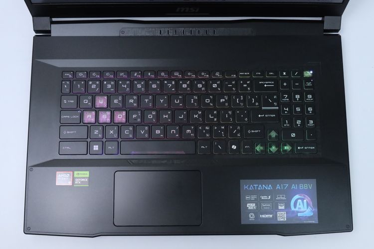 MSI KATANA A17 AI  Ryzen 9 8940H-RTX4070 RAM16-1TB รูปที่ 3
