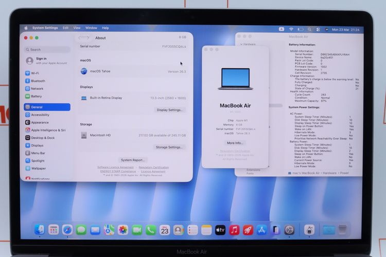 Macbook Air 13" M1 8-256GB รูปที่ 3