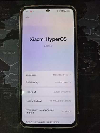 Xiaomi อื่นๆ 256 GB มือสอง Redmi note 14 5G 256gb