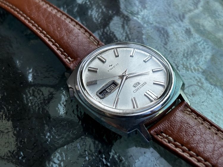 ขายนาฬิกาวินเทจ Seiko 5 (5126-8070) 23 Jewels - หน้าเงินสวยคลาสสิก หายากน่าสะสม รูปที่ 4