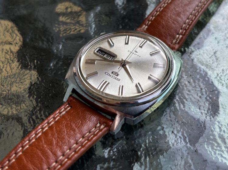 ขายนาฬิกาวินเทจ Seiko 5 (5126-8070) 23 Jewels - หน้าเงินสวยคลาสสิก หายากน่าสะสม รูปที่ 5