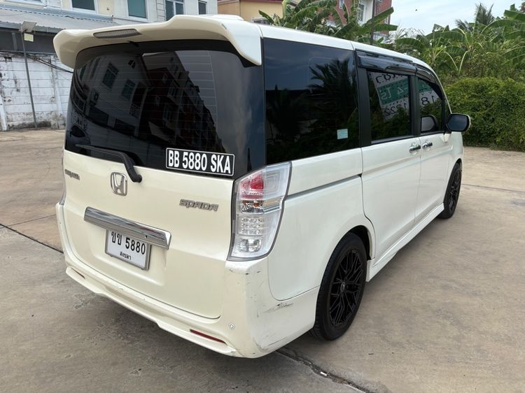Honda Stepwagon 2012 2.0 Spada EL Van เบนซิน ไม่ติดแก๊ส เกียร์อัตโนมัติ ขาว รูปที่ 3