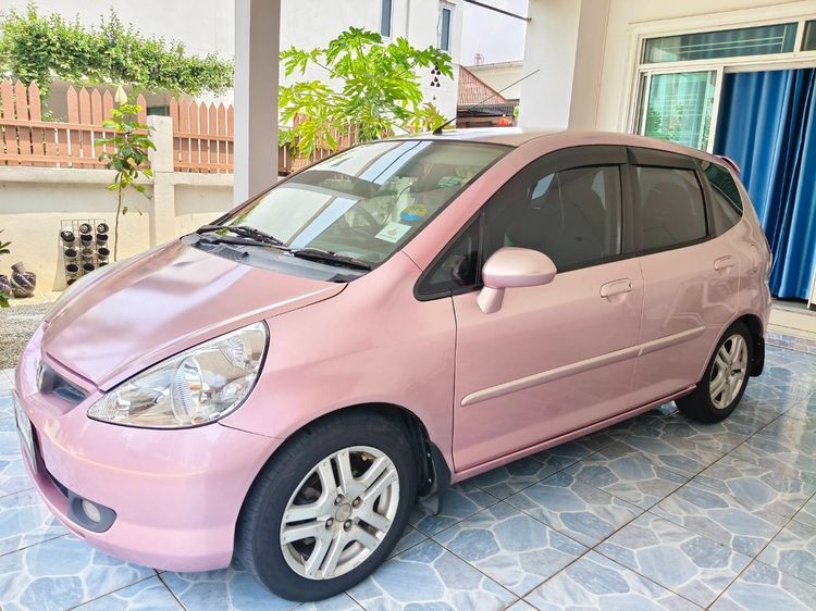 Honda Jazz 2005 1.5 E i-DSi Sedan เบนซิน ไม่ติดแก๊ส เกียร์อัตโนมัติ ชมพู
