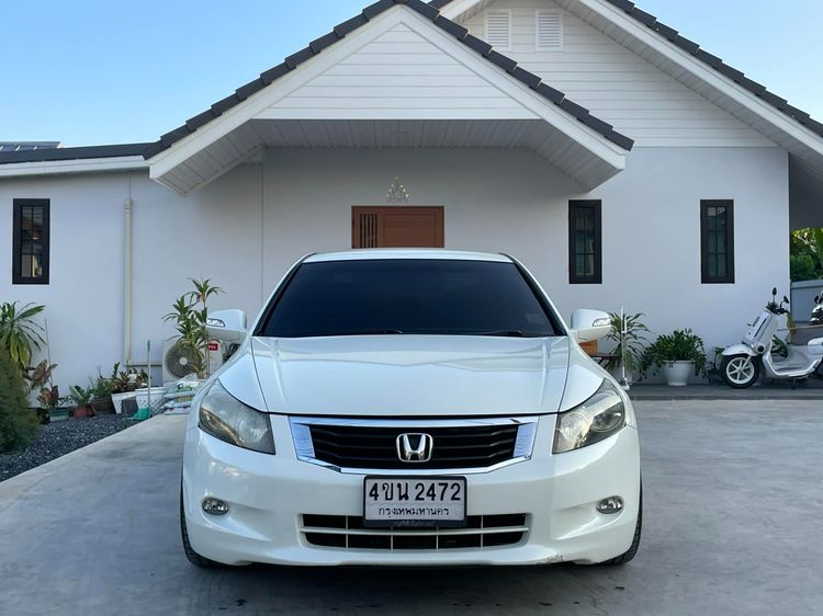 Honda Accord 2010 2.4 EL i-VTEC Sedan เบนซิน ไม่ติดแก๊ส เกียร์อัตโนมัติ ขาว รูปที่ 2