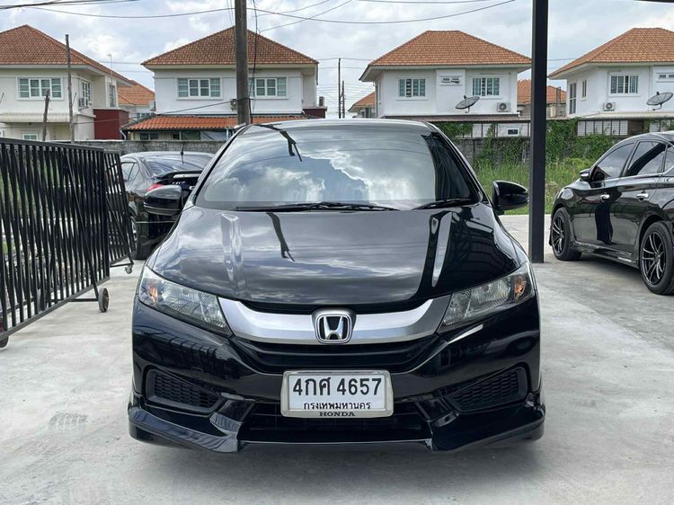 Honda City 2015 1.5 S CNG Sedan เบนซิน NGV เกียร์อัตโนมัติ ดำ รูปที่ 2