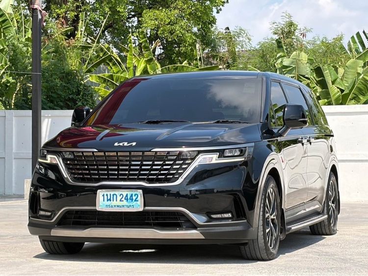 Kia Grand Carnival 2022 2.2 EX Utility-car ดีเซล ไม่ติดแก๊ส เกียร์อัตโนมัติ ดำ รูปที่ 3