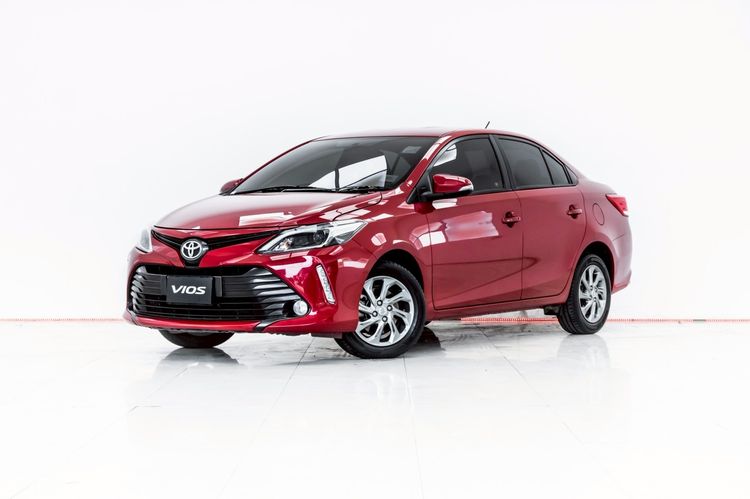 Toyota Vios 2020 1.5 Mid Sedan เบนซิน ไม่ติดแก๊ส เกียร์อัตโนมัติ แดง
