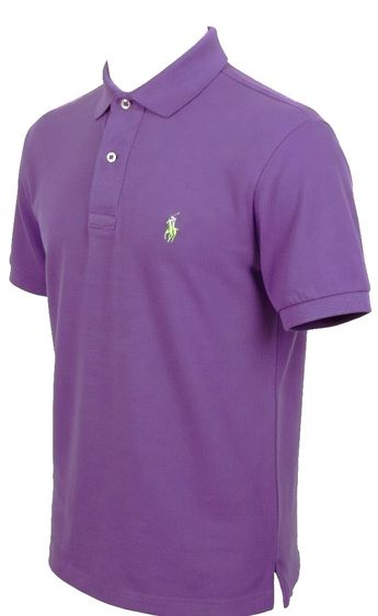 Polo Ralph Lauren Custom Slim Fit Soft Cotton Polo Shirt Small Petit                      รูปที่ 5