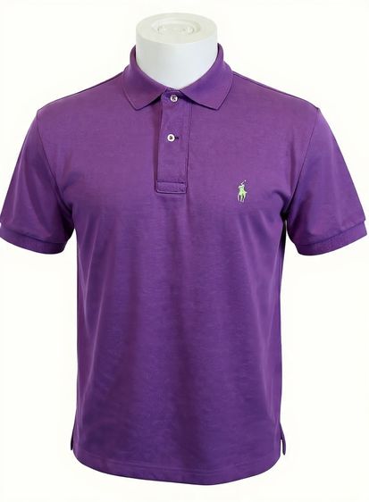 Polo Ralph Lauren Custom Slim Fit Soft Cotton Polo Shirt Small Petit                      รูปที่ 2