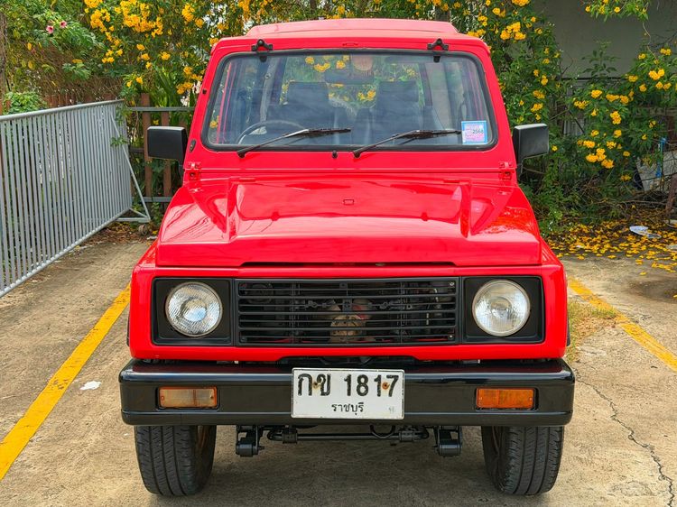 Suzuki Caribian 1990 1.3 4WD Utility-car เบนซิน ไม่ติดแก๊ส เกียร์ธรรมดา แดง รูปที่ 2