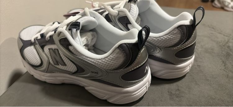 ✨ New Balance 408 สีขาว-เงิน (Bianco Argento) ของแท้  รูปที่ 3