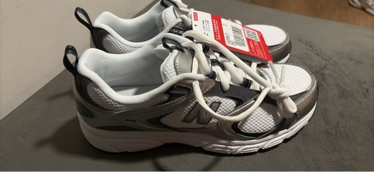 ✨ New Balance 408 สีขาว-เงิน (Bianco Argento) ของแท้  รูปที่ 7