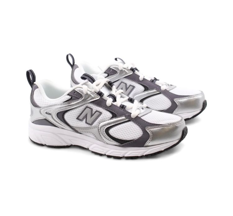 ✨ New Balance 408 สีขาว-เงิน (Bianco Argento) ของแท้  รูปที่ 8