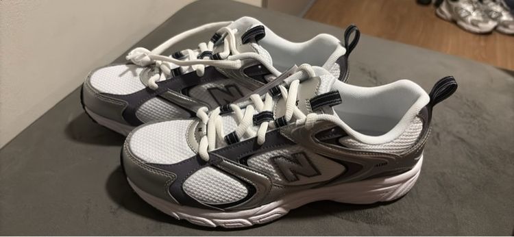 ✨ New Balance 408 สีขาว-เงิน (Bianco Argento) ของแท้  รูปที่ 5