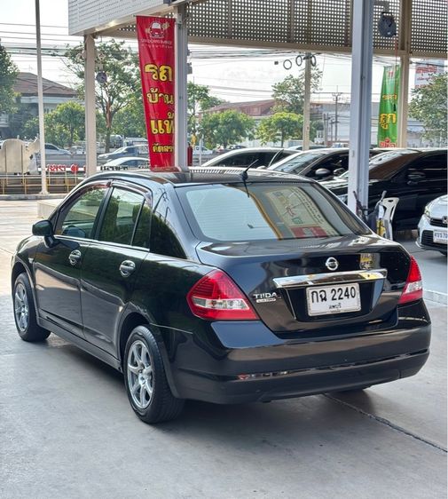 Nissan Tiida 2008 1.6 M Latio Sedan เบนซิน ไม่ติดแก๊ส เกียร์ธรรมดา ดำ รูปที่ 4