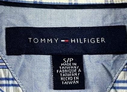 Tommy Hilfiger Custom Fit Plaid Gingham Check Petit Shirt Button-down Collar  รูปที่ 2