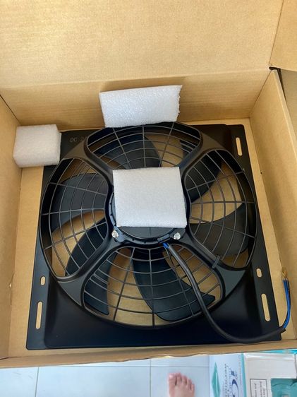 พัดลมพร้อมโครง 14x14 24โวลต์ รูปที่ 2