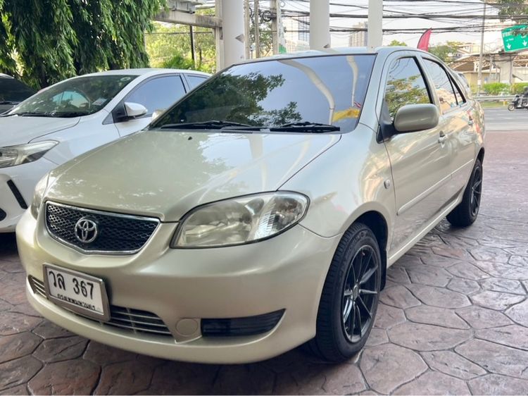 Toyota Vios 2003 1.5 E Sedan เบนซิน ไม่ติดแก๊ส เกียร์อัตโนมัติ บรอนซ์ทอง รูปที่ 2