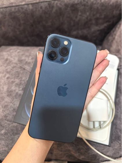 iPhone 12 Pro Max สีน้ำเงินแปซิฟิก (Pacific Blue) 