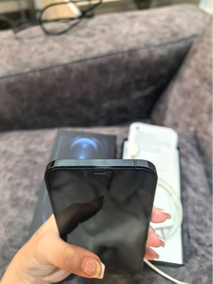 iPhone 12 Pro Max สีน้ำเงินแปซิฟิก (Pacific Blue)  รูปที่ 4