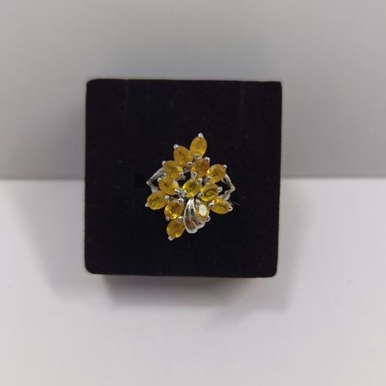 แหวนบุษราคัม บางกะจะ แท้ 