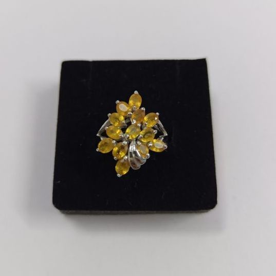 แหวนบุษราคัม บางกะจะ แท้  รูปที่ 4