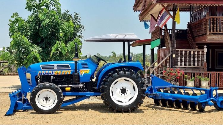 ขายรถไถแชมป์59แรงม้า mx5900 พร้อมอุปกรณ์2ชิ้น ใบดันหน้า ผานหลัง รถสวยพร้อมใช้งานครับ