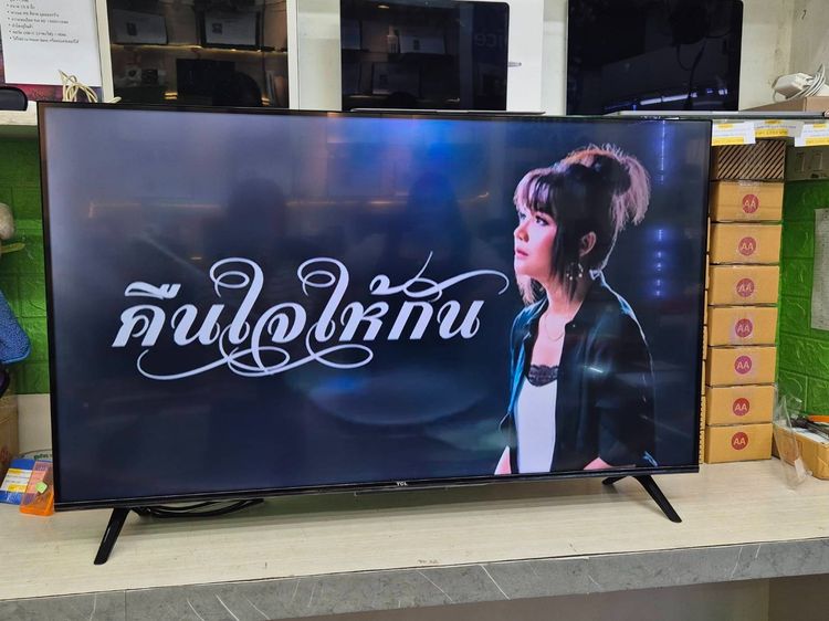 TCL 43P6K 43นิ้ว 4K HDR Google TV ครบกล่อง แกะดูยังไม่แกะใช้งาน รูปที่ 2