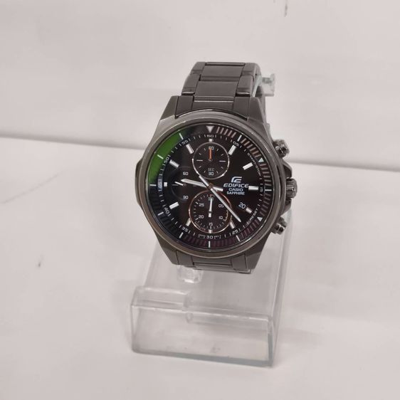 Casio Edifice Sapphire Chronograph สายสแตนเลส หน้าปัดดํา เท่ เรียบหรู ฟังก์ชันครบ รูปที่ 2