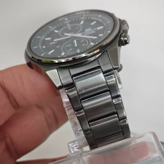Casio Edifice Sapphire Chronograph สายสแตนเลส หน้าปัดดํา เท่ เรียบหรู ฟังก์ชันครบ รูปที่ 6