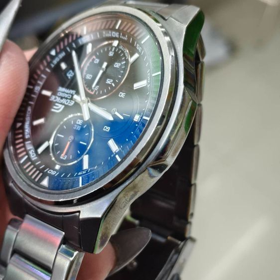 Casio Edifice Sapphire Chronograph สายสแตนเลส หน้าปัดดํา เท่ เรียบหรู ฟังก์ชันครบ รูปที่ 11