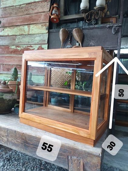 ตู้ไม้​ 2 ชั้น