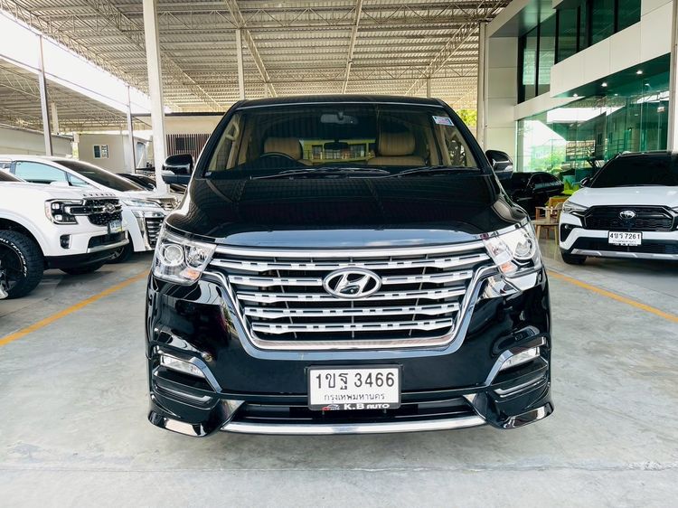 Hyundai Grand Starex 2020 2.5 VIP Van ดีเซล ไม่ติดแก๊ส เกียร์อัตโนมัติ ดำ รูปที่ 3