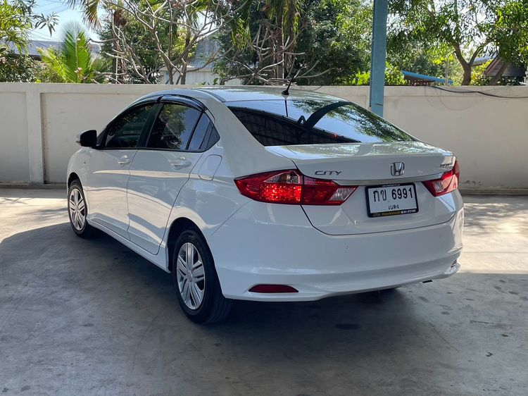 Honda City 2015 1.5 S i-VTEC Sedan เบนซิน ไม่ติดแก๊ส เกียร์อัตโนมัติ ขาว รูปที่ 4