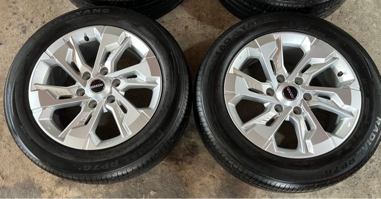 ล้อIsuzu ขอบ18 ถอดป้ายแดง พร้อมยางมือ2 225-60-18 ปี24 รูปที่ 2