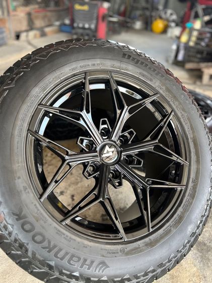 ล้อV rock ขอบ18 ใหม่แกะกล่อง แถมยางมือ2 Hankook ติดไว้ใช้งาน รูปที่ 5