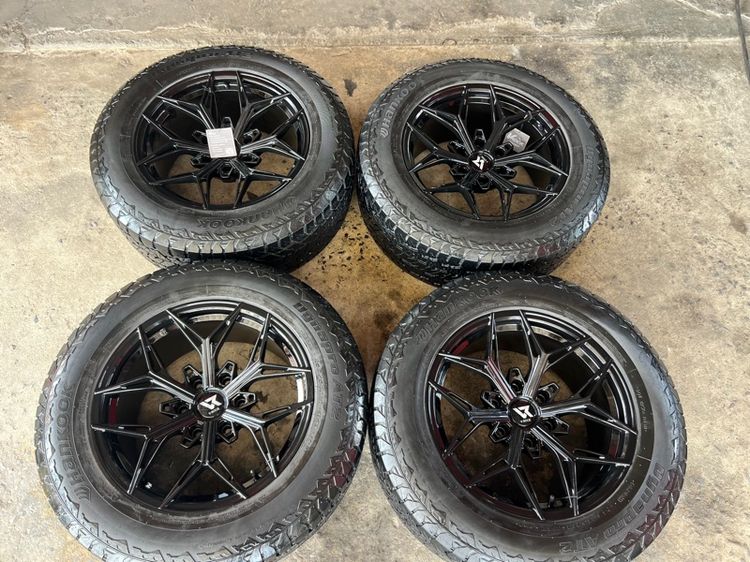 ล้อV rock ขอบ18 ใหม่แกะกล่อง แถมยางมือ2 Hankook ติดไว้ใช้งาน รูปที่ 3