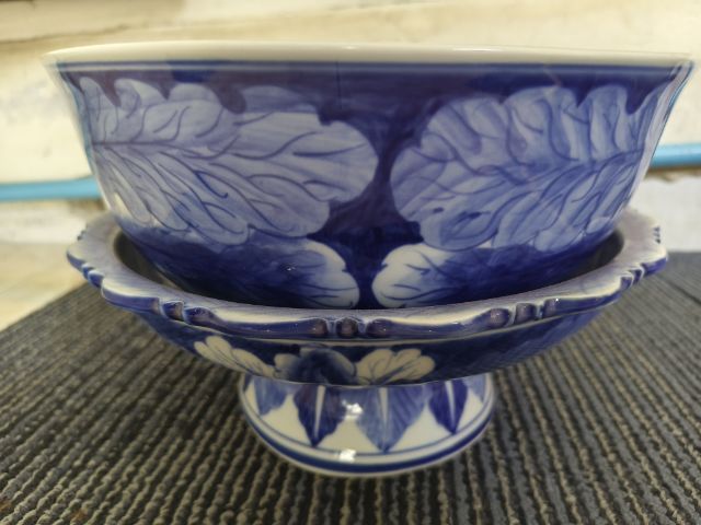 เครื่องลายคราม ชาม และฐานรอง รูปที่ 3