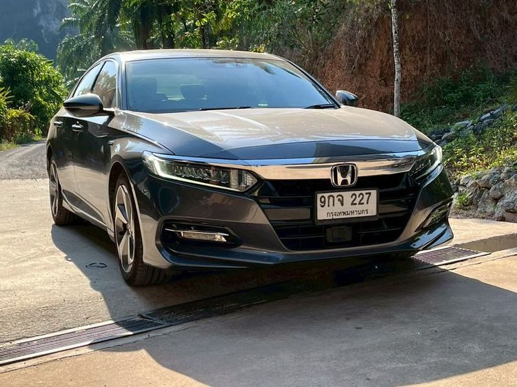 Honda Accord 2019 2.0 Hybrid Tech Sedan ไฮบริด ไม่ติดแก๊ส เกียร์อัตโนมัติ เทา รูปที่ 4