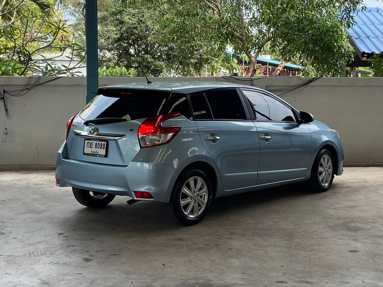 Toyota Yaris 2015 1.2 G Sedan เบนซิน ไม่ติดแก๊ส เกียร์อัตโนมัติ ฟ้า รูปที่ 2