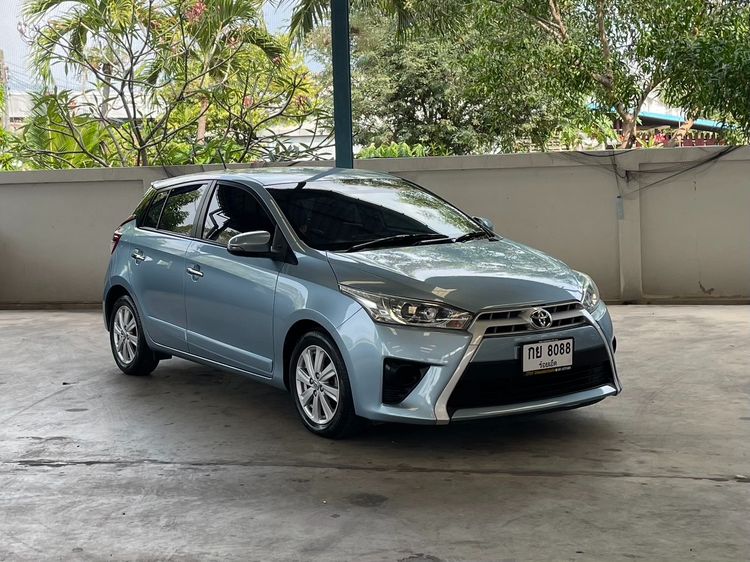 Toyota Yaris 2015 1.2 G Sedan เบนซิน ไม่ติดแก๊ส เกียร์อัตโนมัติ ฟ้า รูปที่ 3