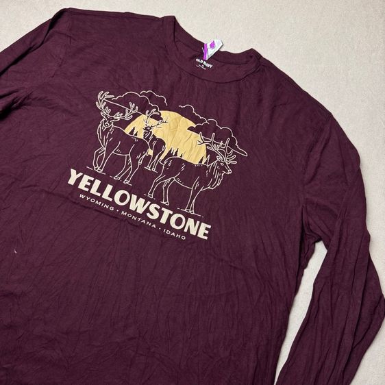 เสื้อยืดแขนยาว Yellowstone Size XL