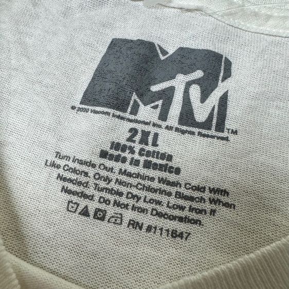 เสื้อยืด MTV Size XXL  รูปที่ 6