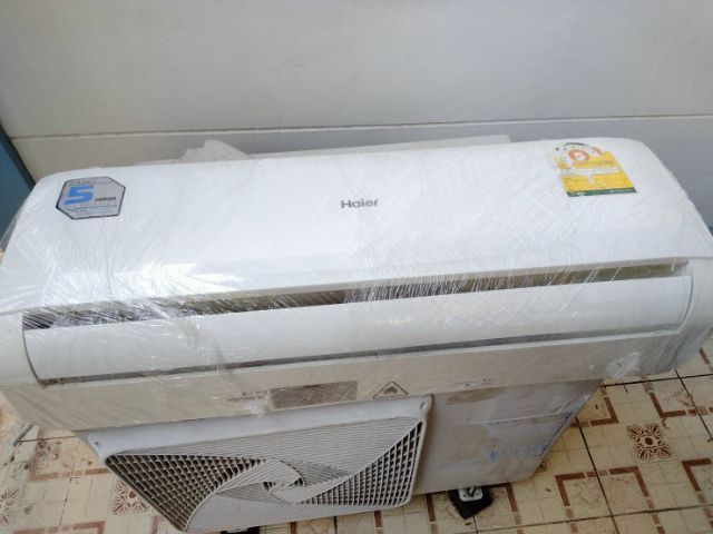 แอร์ติดผนัง กรอง พีเอ็ม 2.5 ได้ Haier แอร์บ้าน10000บีทียู สวย ใช้งานปกติ