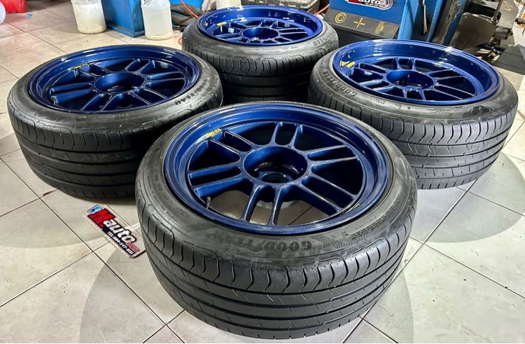 RPF 1 ขอบ18 5รู114 พร้อมยางGOODYEAR 235 40 18 เก๋งใส่สวย กระบะใส่หล่อ รูปที่ 2