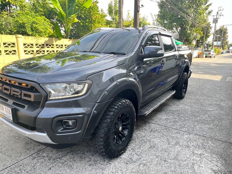 รถ Ford Ranger 2.0 Bi-Turbo 4WD Wildtrak สี เทา