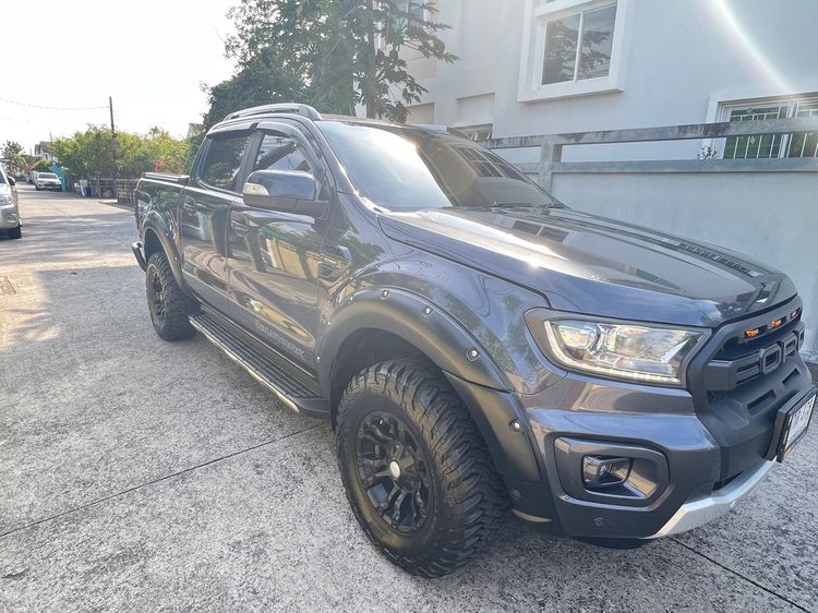 Ford Ranger 2019 2.0 Bi-Turbo 4WD Wildtrak Pickup ดีเซล ไม่ติดแก๊ส เกียร์อัตโนมัติ เทา รูปที่ 2