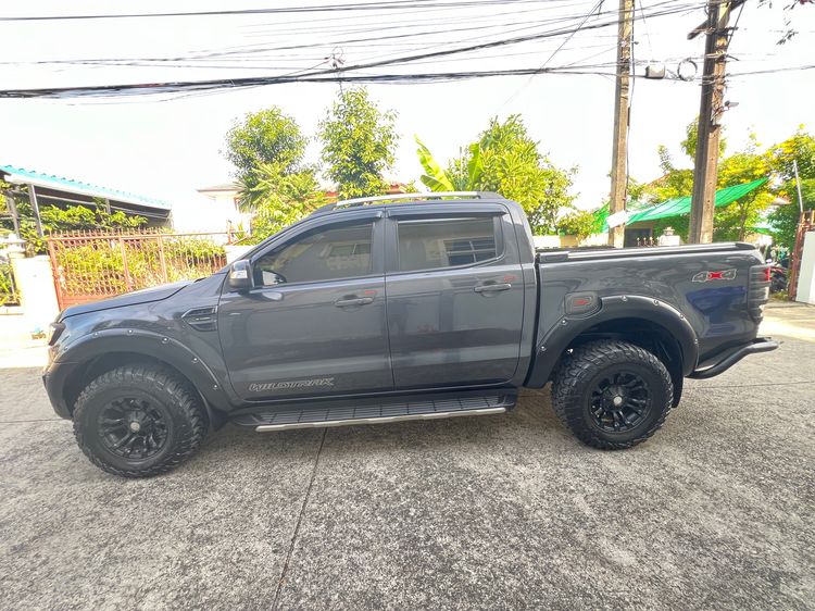 Ford Ranger 2019 2.0 Bi-Turbo 4WD Wildtrak Pickup ดีเซล ไม่ติดแก๊ส เกียร์อัตโนมัติ เทา รูปที่ 4