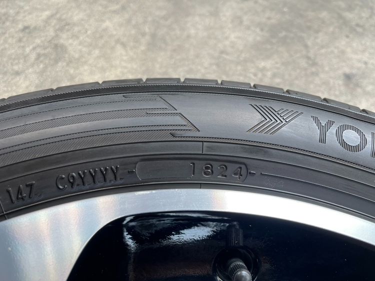 ✨ล้อแม็ก 5รู100✨Toyota Yaris Cross ขอบ 18 ดำหน้าเงา พร้อมยาง 215-55-18 Yokohama♨️ปี 24♨️ รูปที่ 9