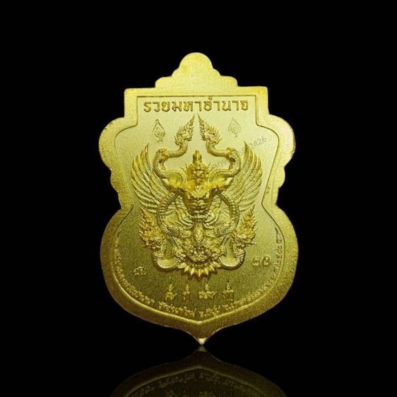เหรียญเสมารวยมหาอำนาจ หลวงปู่อิ่ม วัดทุ่งนาใหม่
ด้านหลังพญาครุฑหยุดนาค  รูปที่ 3